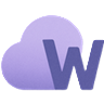 WCG logo in soft purple